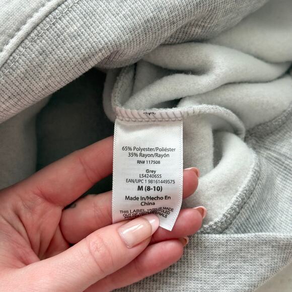 Wound Up Pizza Graphic Sweatshirt Gray Pullover, Size Medium - Picture 5 of 6